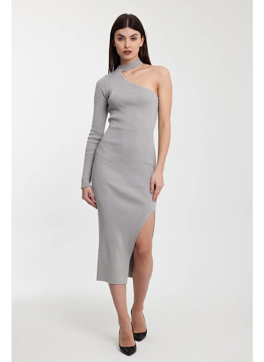 Alexander Gardi One Shoulder Knitted DRESS(A92246-S)