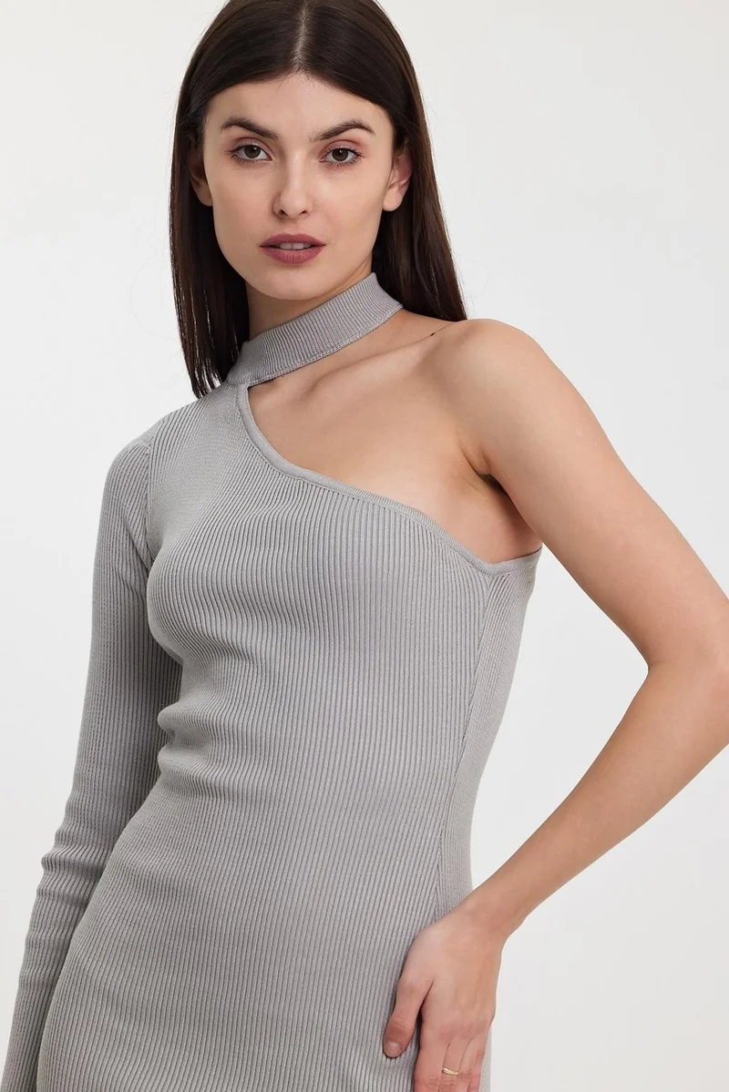 Alexander Gardi One Shoulder Knitted DRESS(A92246-S)