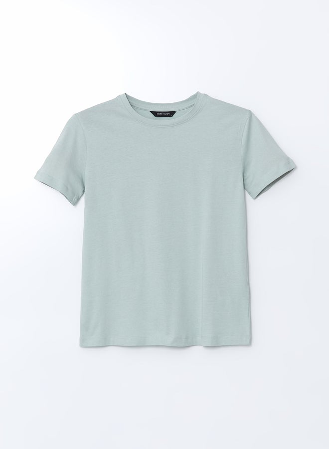 LC WAIKIKI Crew Neck Plain Jersey Women's T-Shirt - Image 5
