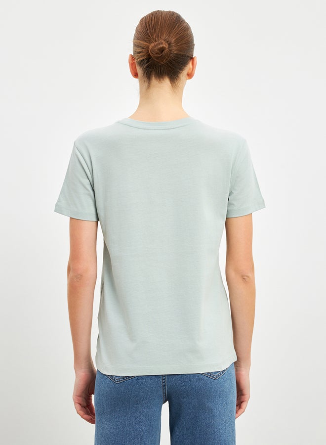 LC WAIKIKI Crew Neck Plain Jersey Women's T-Shirt - Image 4