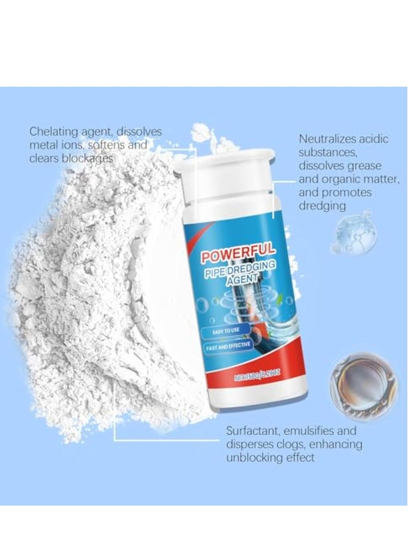 Generic - Sewer Deodoriser Pipe Unblocker, Drain Clog Remover and Cleaner, Toilet, Kitchen, Bathroom Drain Cleaning Agent, Quick Unclogging Sewer Cleaner, Convenient to Use, Quick to Unclog 150g - Image 1