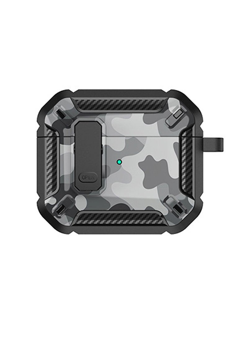 Airpods Pro 2 Case Cover with Keychain Fashionable Camouflage Pattern Cover - Image 5