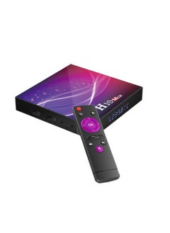 Tv Box Android X96Q Allwinner H313 Quad Core 4K Smart Android Tv 2.4G Wifi X96 Q 2G Ram -16G Rom Black