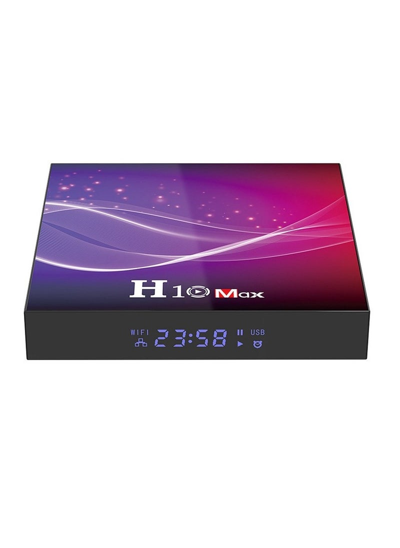 H10 Max - Tv Box Android X96Q Allwinner H313 Quad Core 4K Smart Android Tv 2.4G Wifi X96 Q 2G Ram -16G Rom Black - Image 1