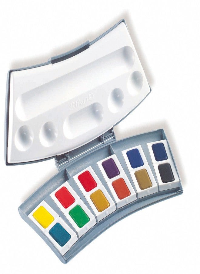 Pelikan Transparent Watercolor Paint Set, 12 Colors (721886), Multi - Image 2