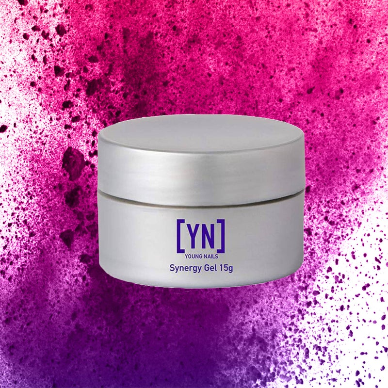 Young Nails Synergy Gel System, Building Gel - Hard Builder Gel, Superior Adhesion & Strength, Structured Nail Gel Builder - Build Gel, Clear, 15g - Image 3