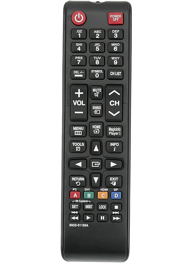 BN59-01180A Replacement Remote for Samsung LED TVs | Compatible with OH, OM, QB, QM, UE, DC Series | Easy Setup, Durable Design & Reliable Control - Image 1