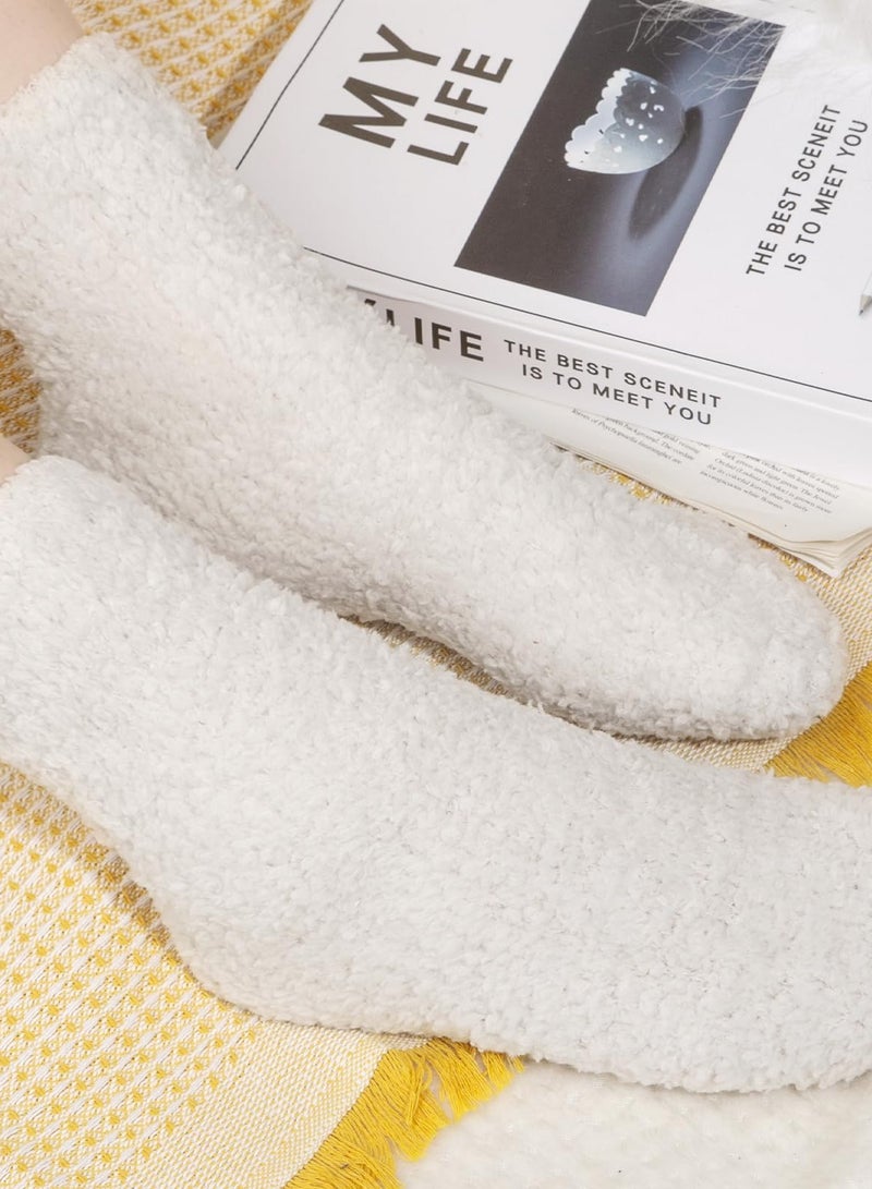 Barakah Thick Wool Socks for Womens, Size 35-45 (5-10), Warm Winter Soft Thermal Socks, Cozy Winter Socks for Women Gifts (5 Pairs) - Image 5