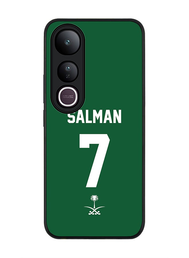 Stylizedd For vivo V50 Lite Case,Slim fit Camera Protection, Shockproof Thin Phone cover  - Football - Saudi Arabia - Salman