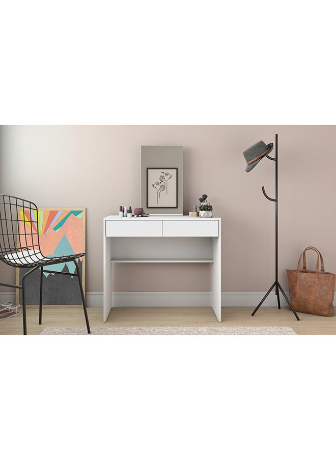 Home Box Modern Simple Dresser Vanity Table With Drawer  - Mdp 15Mm Color White 44.5 x 90 x 140 cm  - Image 1