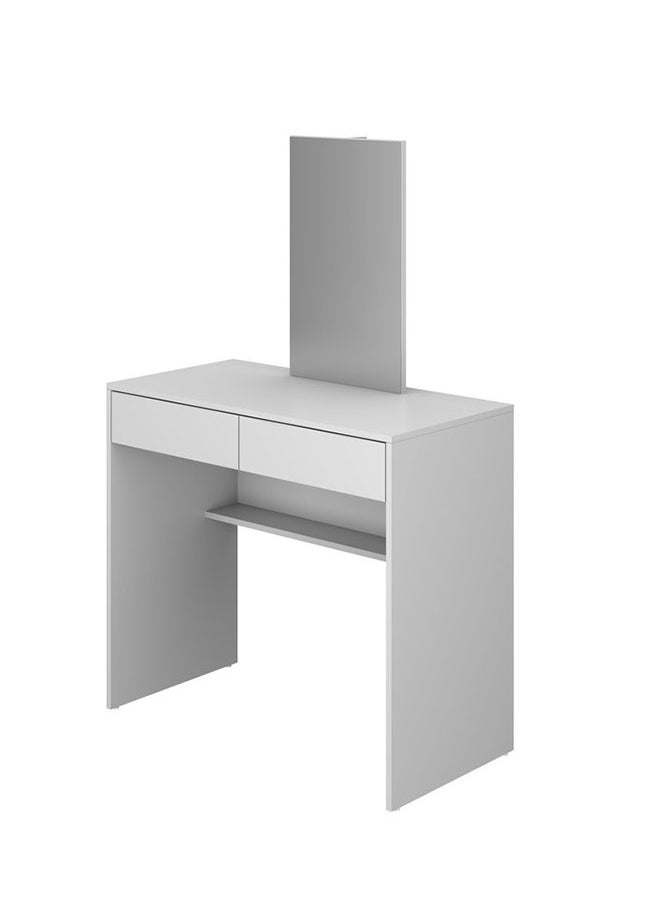 Home Box Modern Simple Dresser Vanity Table With Drawer  - Mdp 15Mm Color White 44.5 x 90 x 140 cm  - Image 3
