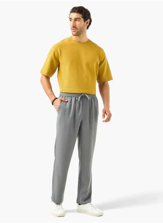 Iconic Relax Texture Tee For Male