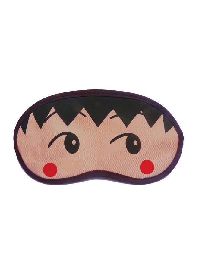 Jenna Red Dot Spiral Cartoon Face Sleeping Eye Mask (Pack Of 2) - Image 2