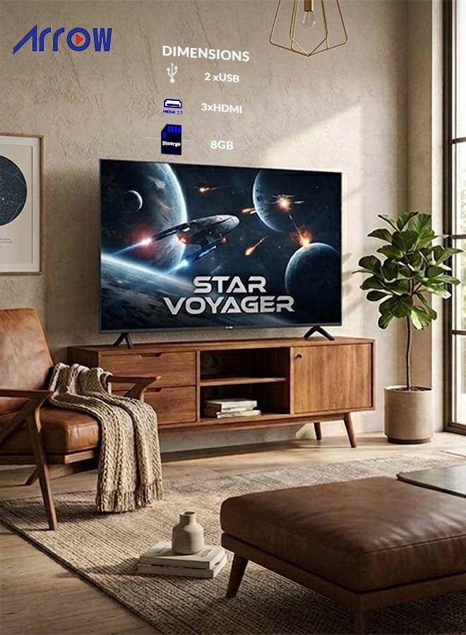 ARROW 50 INCH, 4K UHD QLED TV SMART WEBOS,RO-50LPWQ - Image 3