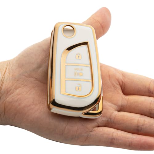 Tautrophen Key Fob Cover Case Shell Protector for Toyota RAV4 LE CHR - Image 1