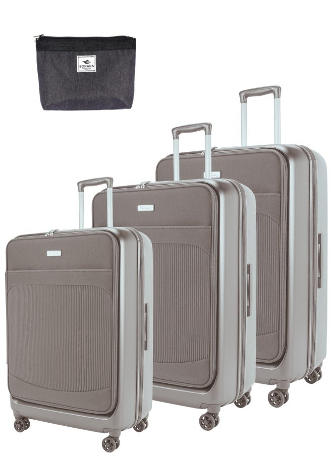 pierre cardin Pierre Cardin Luggage Lightweight Suitcase for Travel,  - Image 1