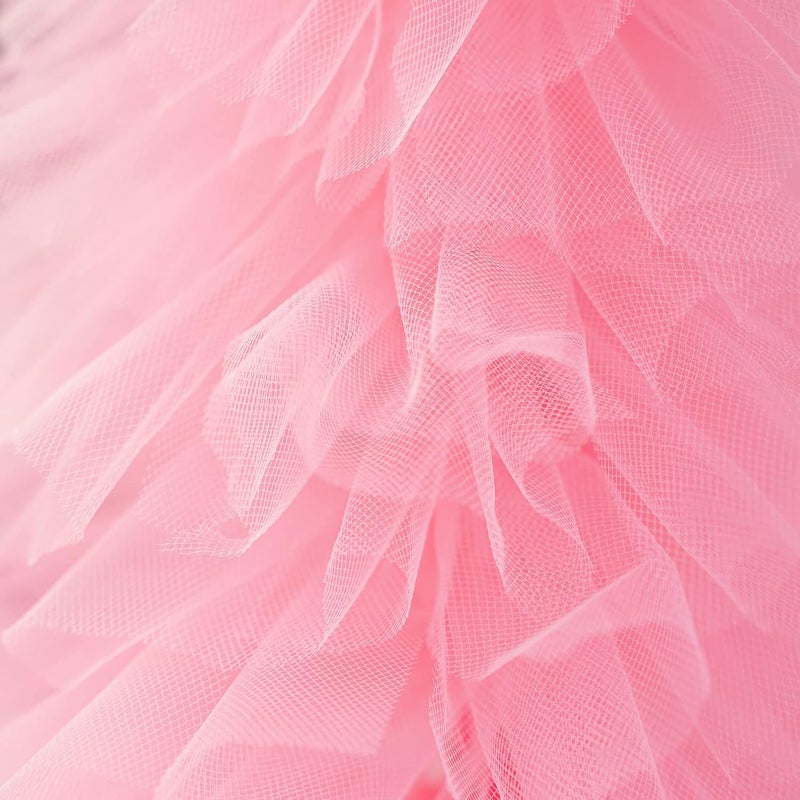Meedee Pastel Tulle Ribbon 6 Rolls Tulle Fabric Spool Ribbon, 6 inch by 25 Yards/Spool, Perfect for Tutus DIY Wedding Table Skirt Rainbow Party Decorations Gift Wrapping - Image 5