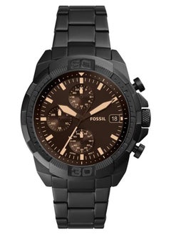 FOSSIL Men's imported stainless steel waterproof chronograph wristwatch -FS5851  - Image 1