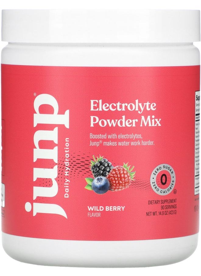 JUNP Electrolyte Powder Mix Wild Berry 14.9 oz (423 g) 