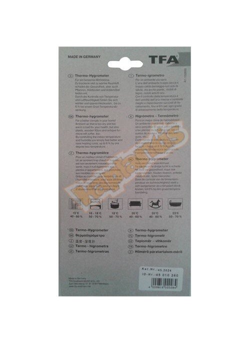 TFA - Analog Thermometer Hygrometer 3 - Image 1