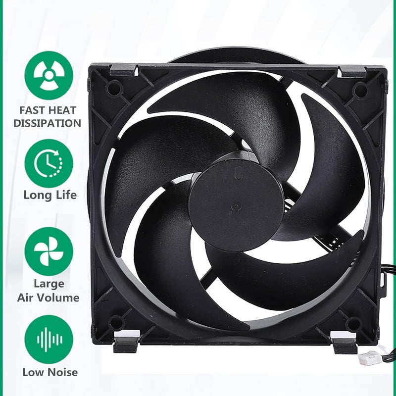 Sanpyl Internal Cooling Fan for Xbox One Game Console, DC 12V Heat Exhauster Fan Cooler Replacement Part Kit(Xbox one) - Image 2