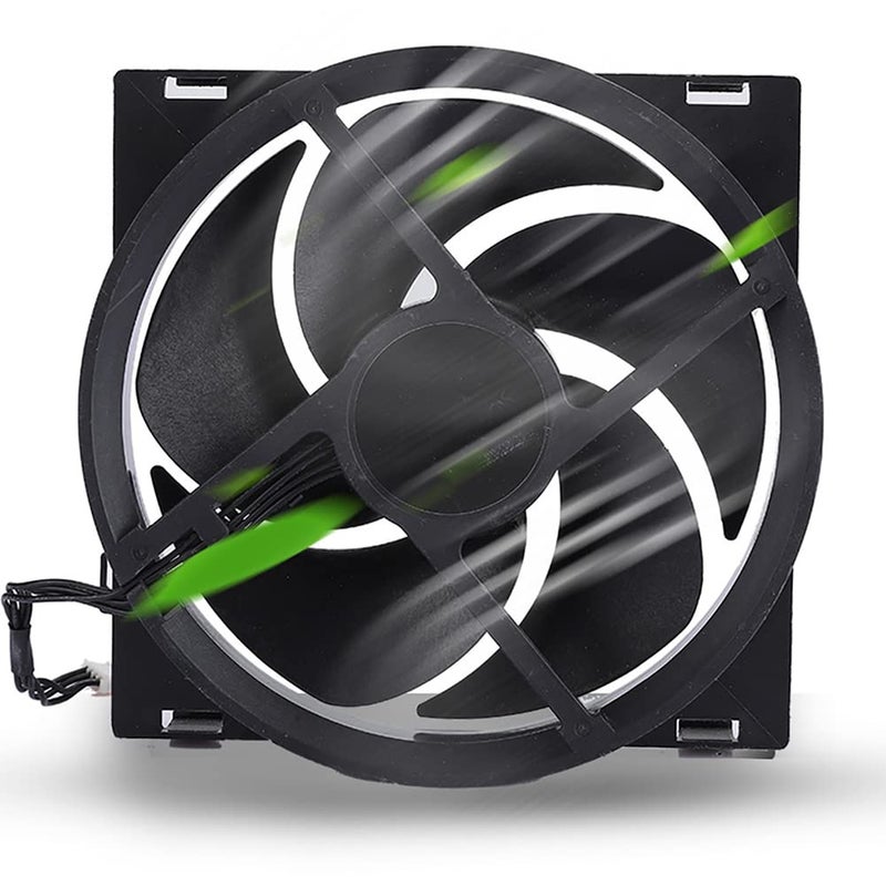 Sanpyl Internal Cooling Fan for Xbox One Game Console, DC 12V Heat Exhauster Fan Cooler Replacement Part Kit(Xbox one) - Image 1