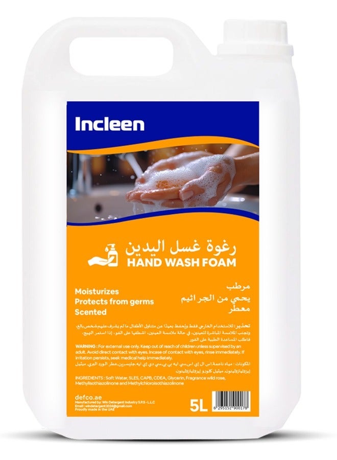 incleen Hand Wash Foam 5L