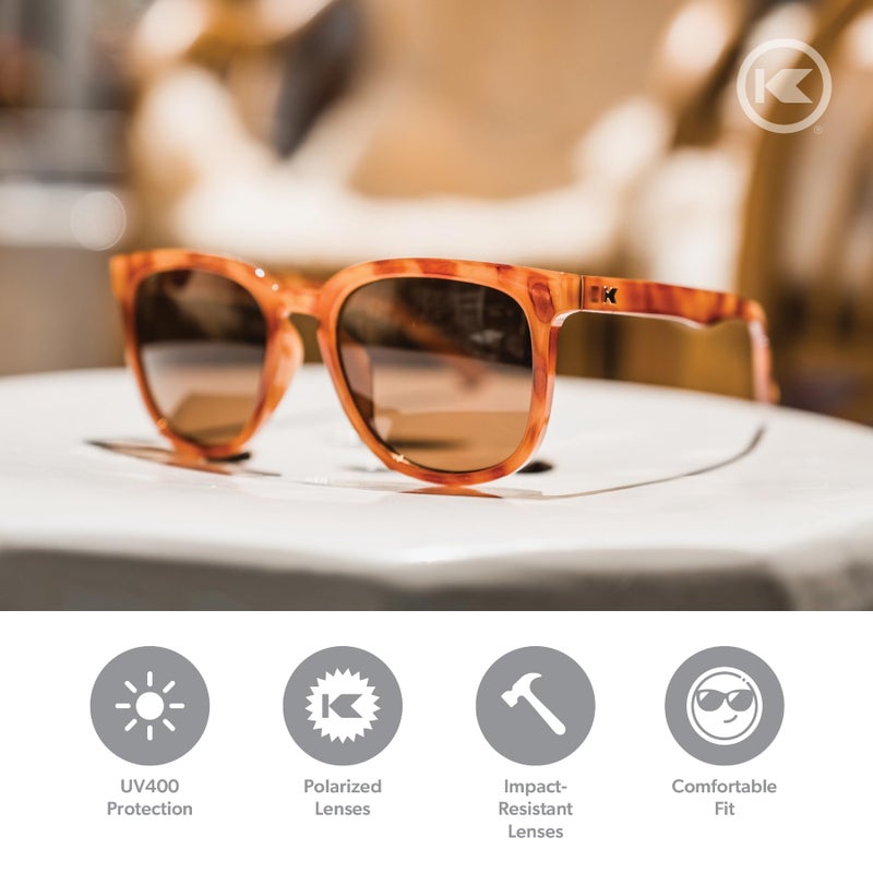 Knockaround Paso Robles Polarized Square Sunglasses for Men & Women - Trendy Sunglasses - UV400 Protection - Image 2