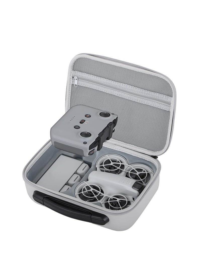 Carrying Case For DJI NEO Porable Travel Storage Bag for DJI NEO Drone Aceessories (for DJI NEO Fly More Combo -Gray)  - Image 1