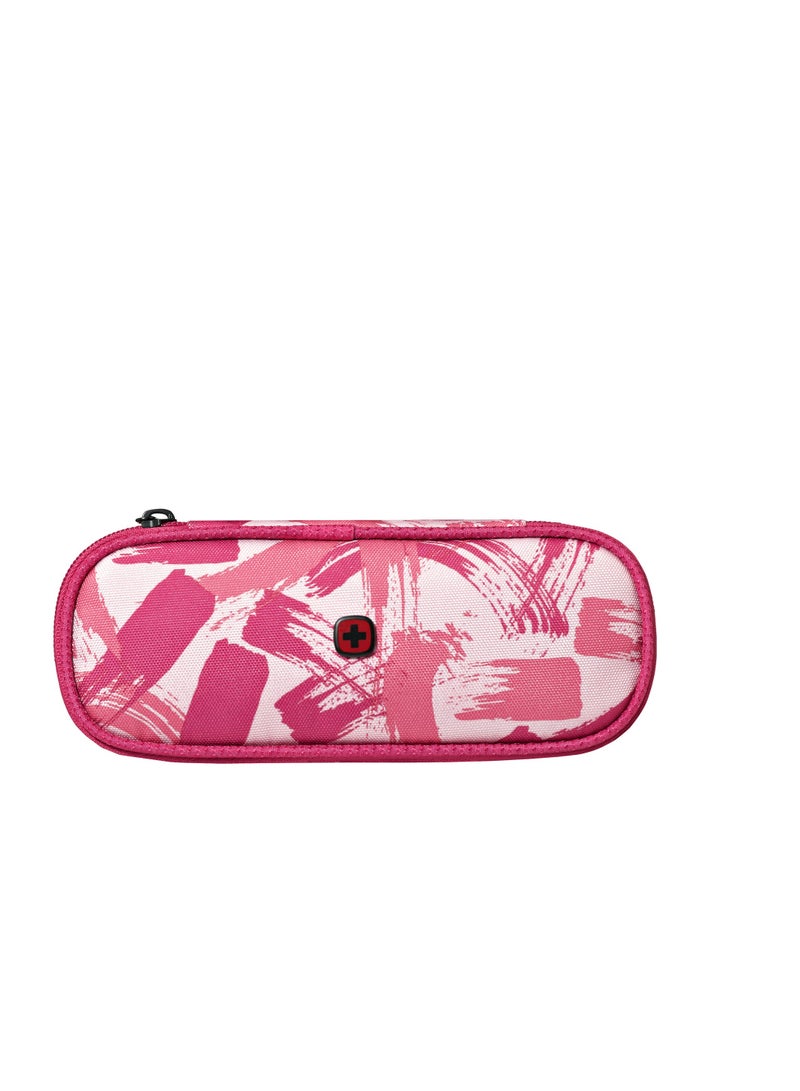Wenger Back To School One-Compartment School Pencil Case Pink - 653111 - Image 1