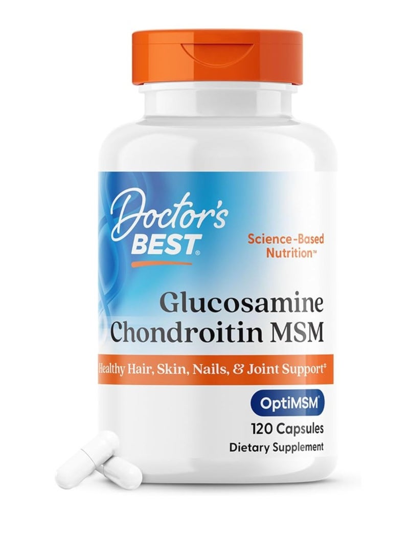 Doctor's Best Glucosamine Chondroitin MSM 120 count - Image 1