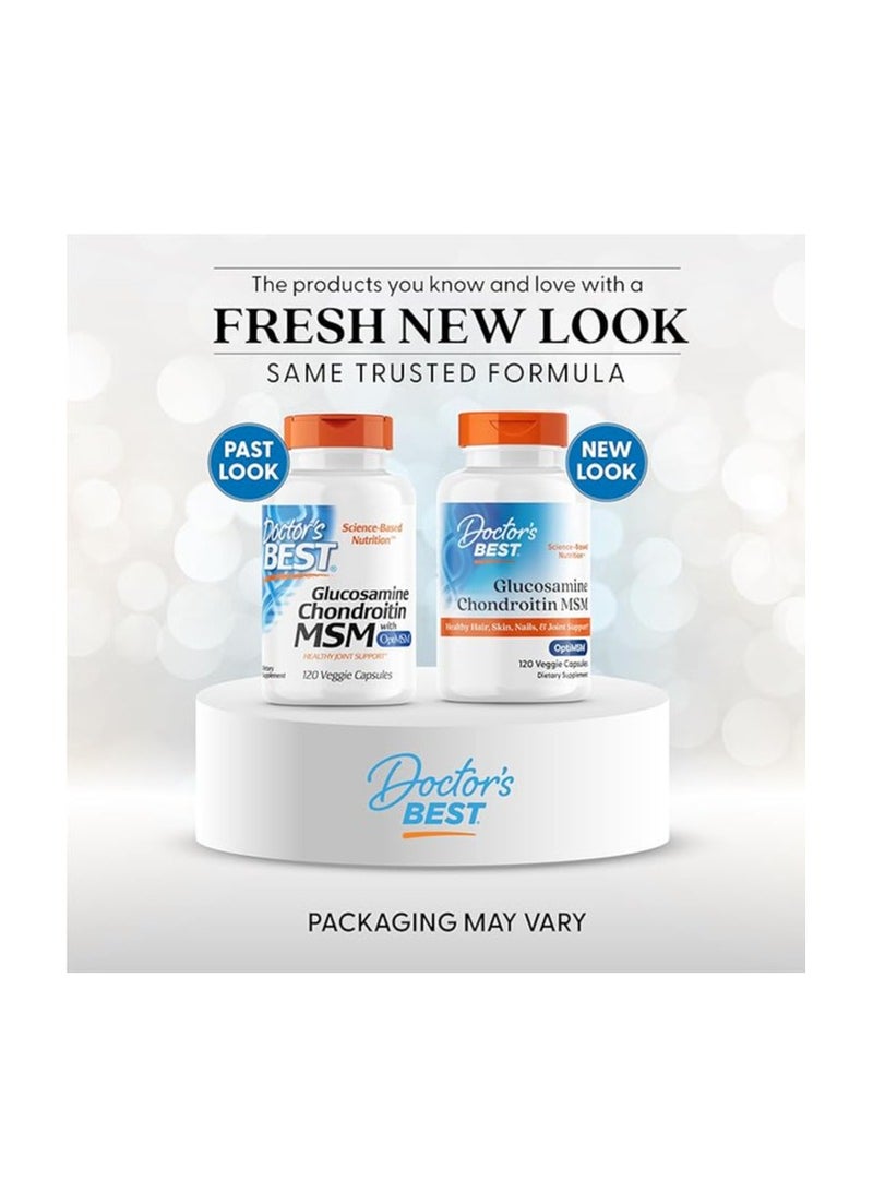 Doctor's Best Glucosamine Chondroitin MSM 120 count - Image 3