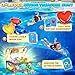 DISHIO Diving Toys for Kids Seek Treasure Underwater Pool Gem Hunt Pool Game with 60PCS Sinking Gems Pirate Treasure Chest 35PCS Waterproof Cards Summer Swimming Pool Toys for Toddlers Kids Age 310 - Image 4