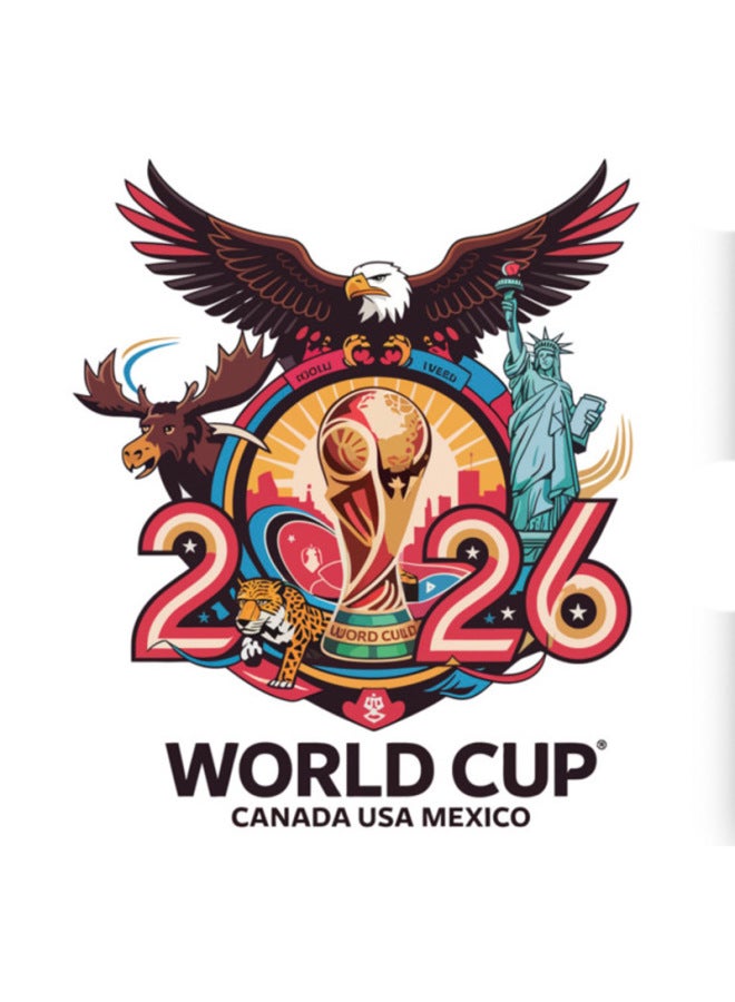 ديكورات وأجواء مستوحاة من كأس العالم 2026 - اللون: النمط 8، الموديل: 12 بوصة (حوالي 30 سم) - Image 1