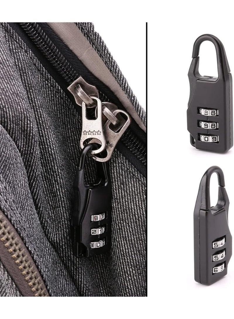 3-Digit Travel Luggage Combination Lock – Universal Code Padlock for Suitcases, Swiss Gear Bags, Backpacks & Hand Luggage | Durable Anti-Theft Travel Lock - Image 1