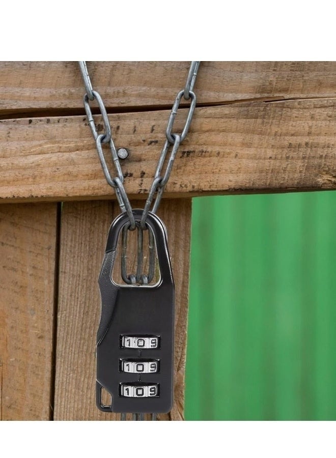 3-Digit Travel Luggage Combination Lock – Universal Code Padlock for Suitcases, Swiss Gear Bags, Backpacks & Hand Luggage | Durable Anti-Theft Travel Lock - Image 3