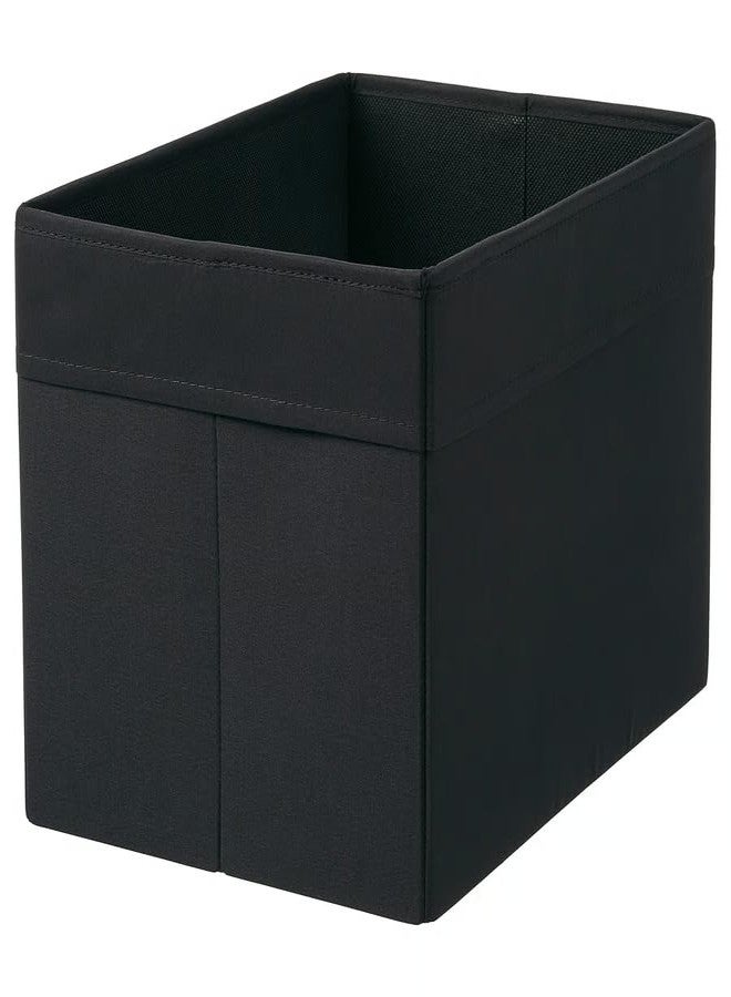 stoRk DRÖNA Box for BILLY Bookcase and BESTÅ, Black, Polyester, 25x35x25 cm, with Integrated Handles (Black) - Image 1