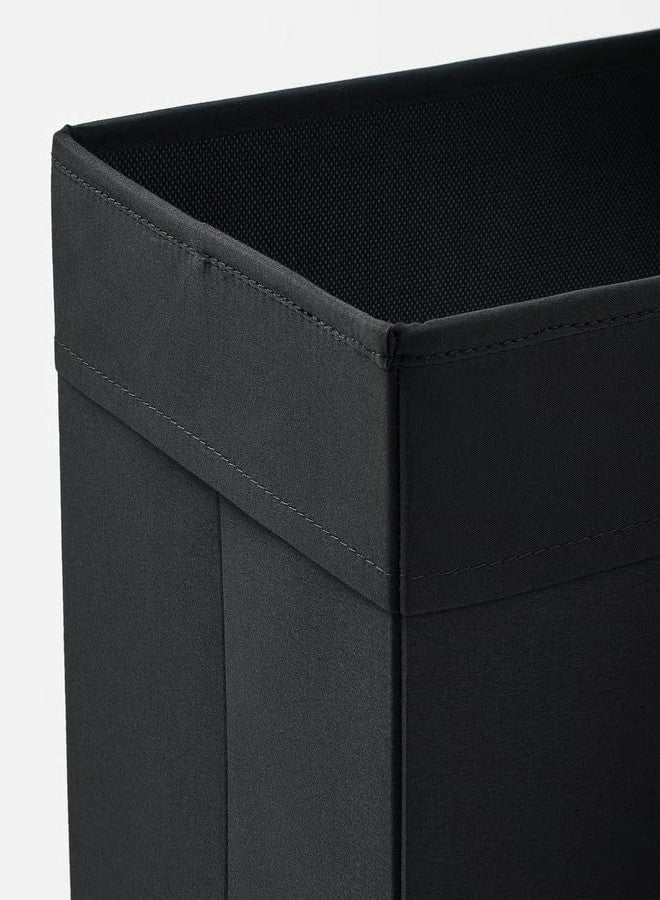 stoRk DRÖNA Box for BILLY Bookcase and BESTÅ, Black, Polyester, 25x35x25 cm, with Integrated Handles (Black) - Image 4
