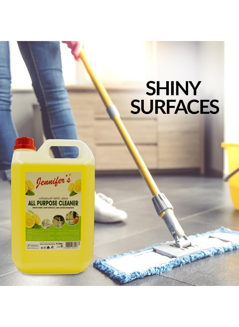 Jennifer's All Purpose Cleaner Lemon 5L  - Image 3