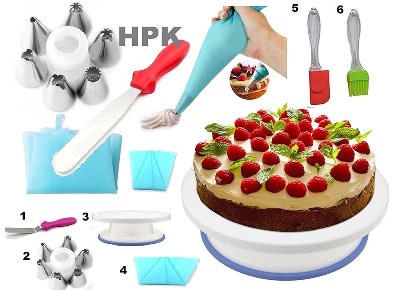 hpk Cake Decoration Tools Set Plastic Multicolour - Image 1