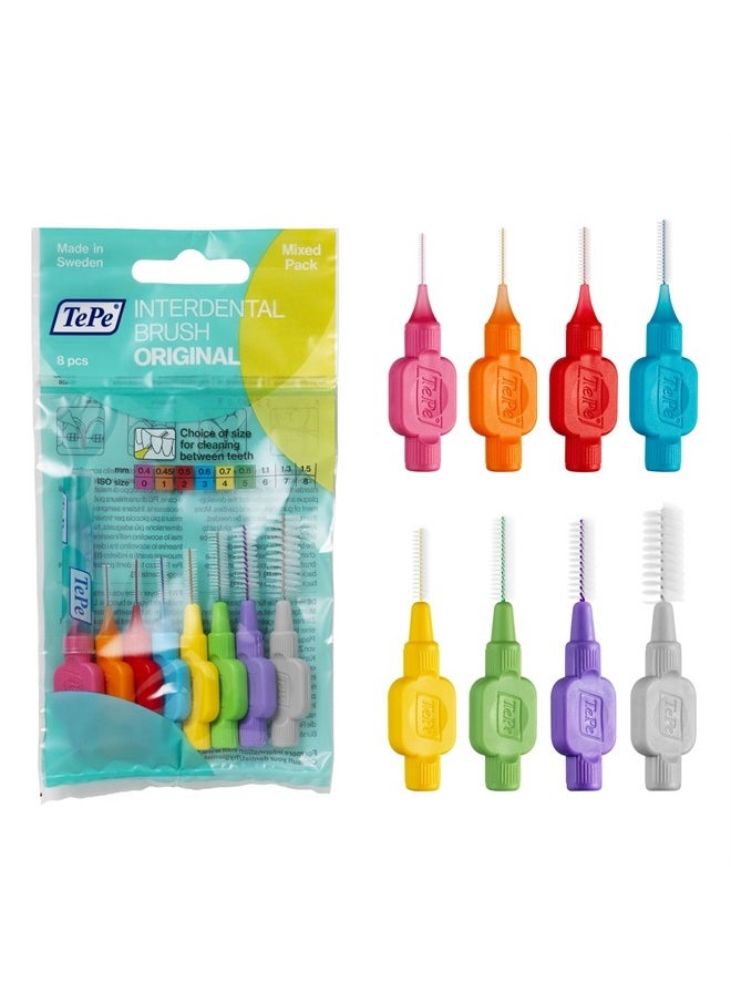 Tepe Interdental Brush Original, Soft Dental Brush for Teeth Cleaning, Mixed Pack  - Image 1