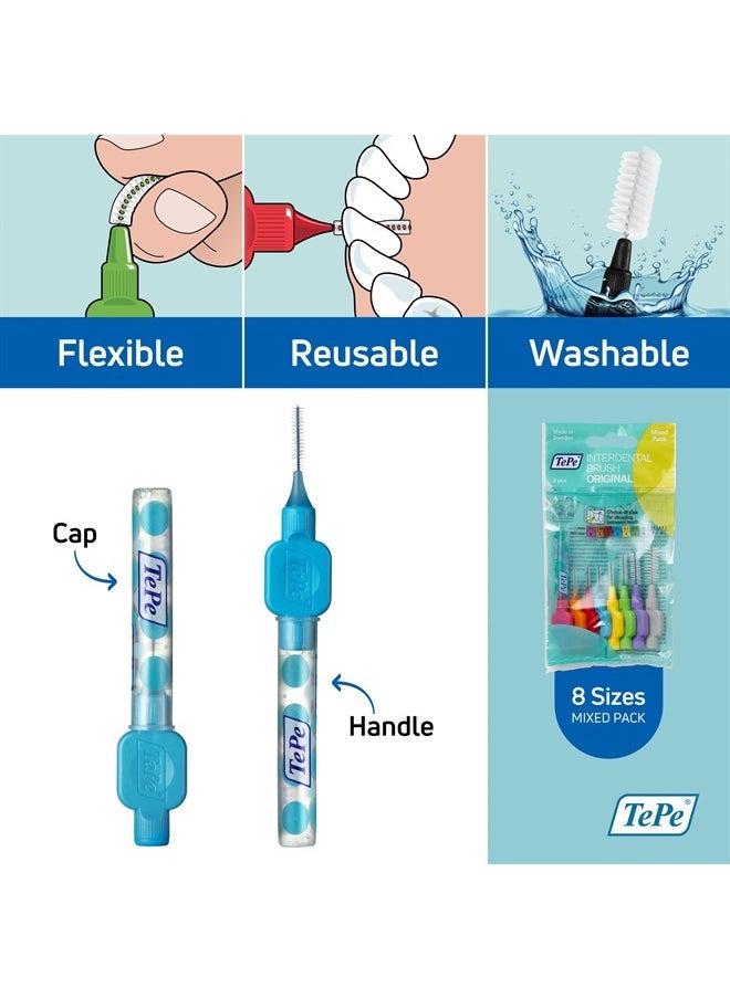 Tepe Interdental Brush Original, Soft Dental Brush for Teeth Cleaning, Mixed Pack  - Image 5