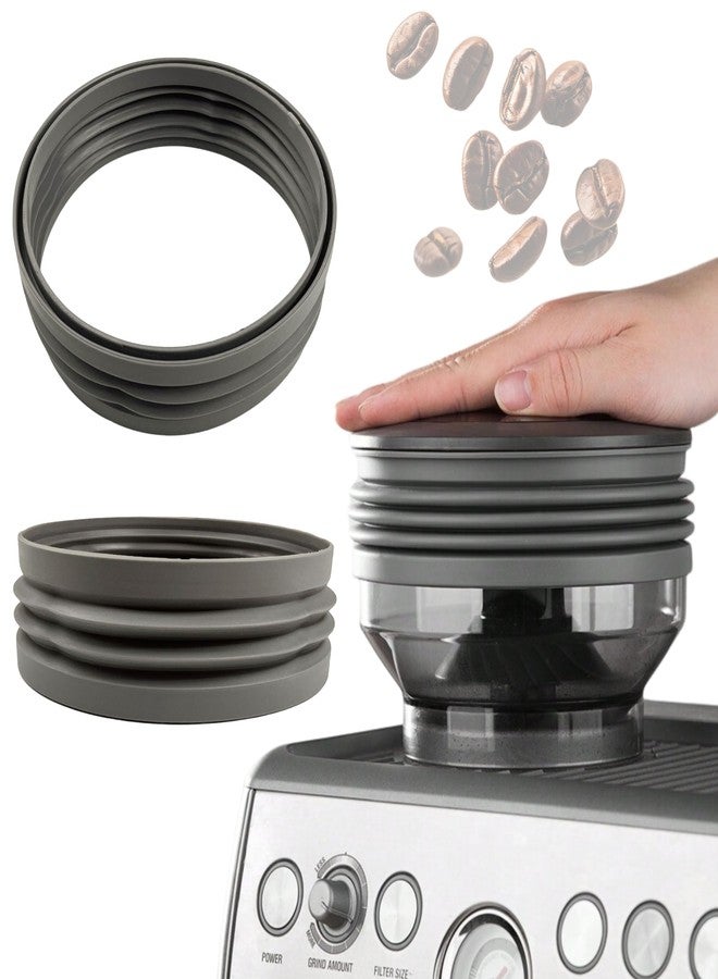 Skywin Silicone Single Dose Hopper Bellow (6 x 6 x 2 Inches), Compatible with Breville Coffee Grinders, Prevents Old Coffee Grounds From Staying in Grinder - Image 1
