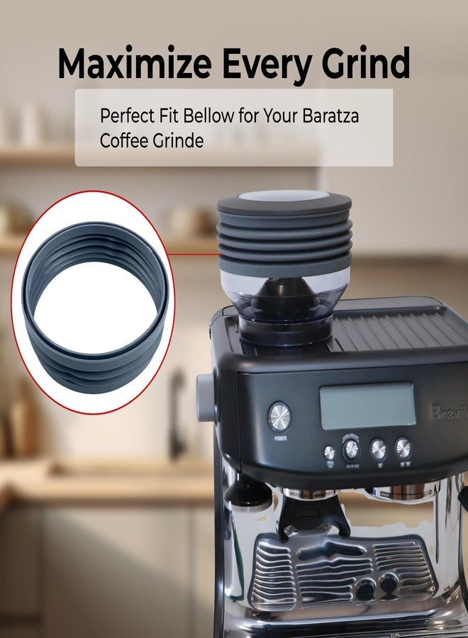 Skywin Silicone Single Dose Hopper Bellow (6 x 6 x 2 Inches), Compatible with Breville Coffee Grinders, Prevents Old Coffee Grounds From Staying in Grinder - Image 4