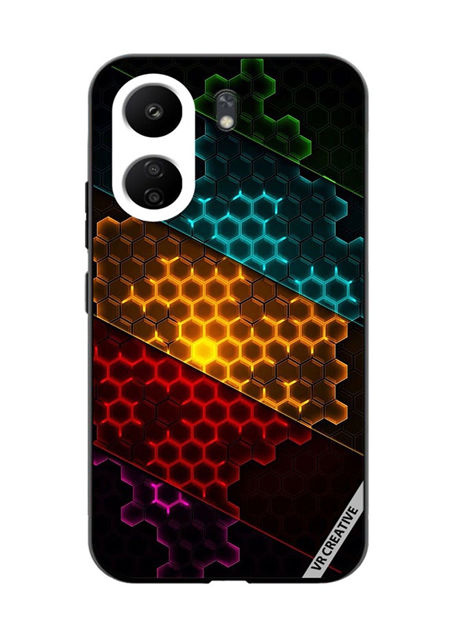 VR CREATIVE Protective Case Cover For Xiaomi Redmi 13C Design Multicolour - Image 1