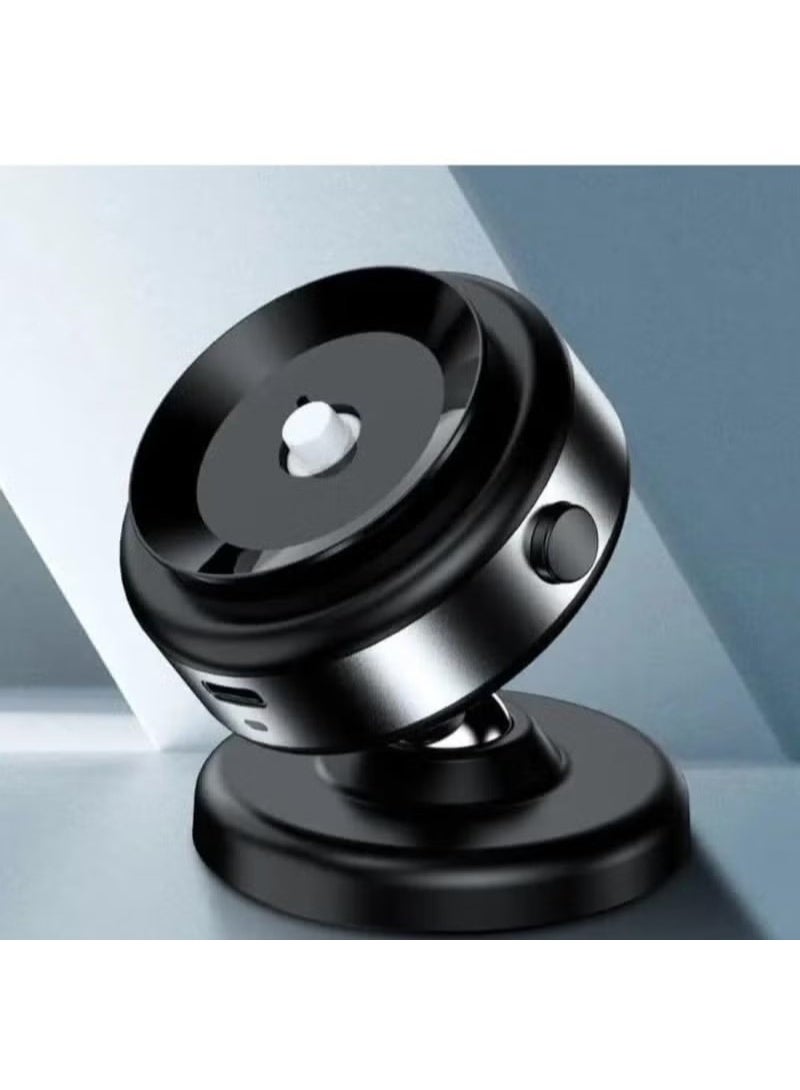 GO-DES Wireless Vacuum Suction Magnetic Car Phone Holder with 360° Rotation – Multi-Functional Secure Mount (Black)  - Image 3