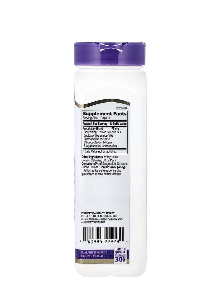 21st CENTURY Acidophilus Probiotic Blend 150 Capsules  - Image 3