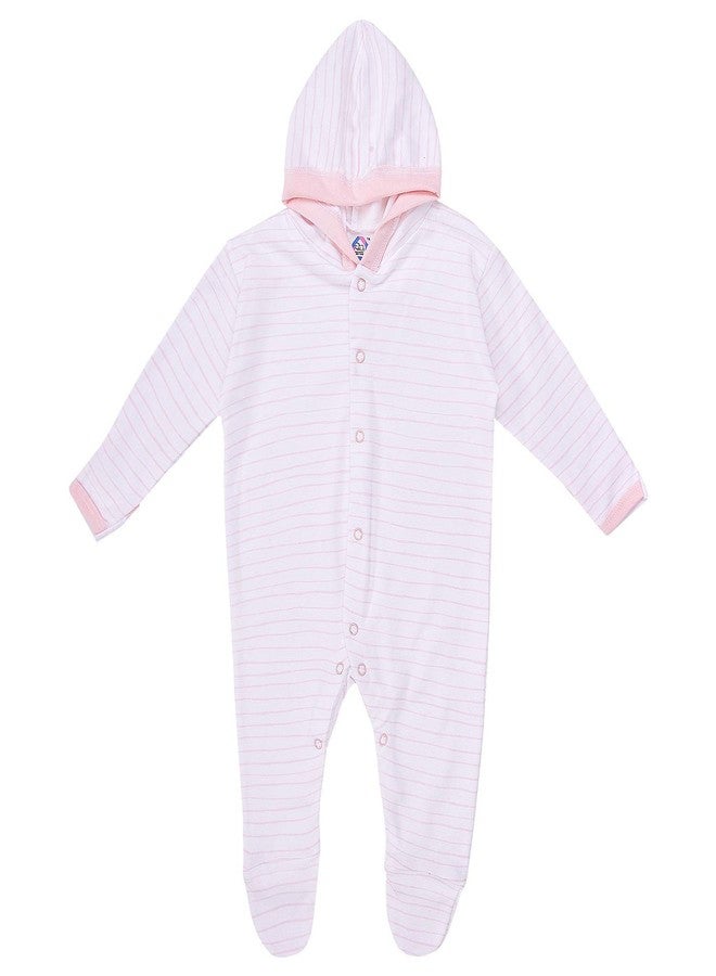 MAGIC TOWN Babyneeds New Born Baby Multi-Color Long Sleeve Cotton Sleep Suit Romper for Boys and Girls Set of 2 - Image 4