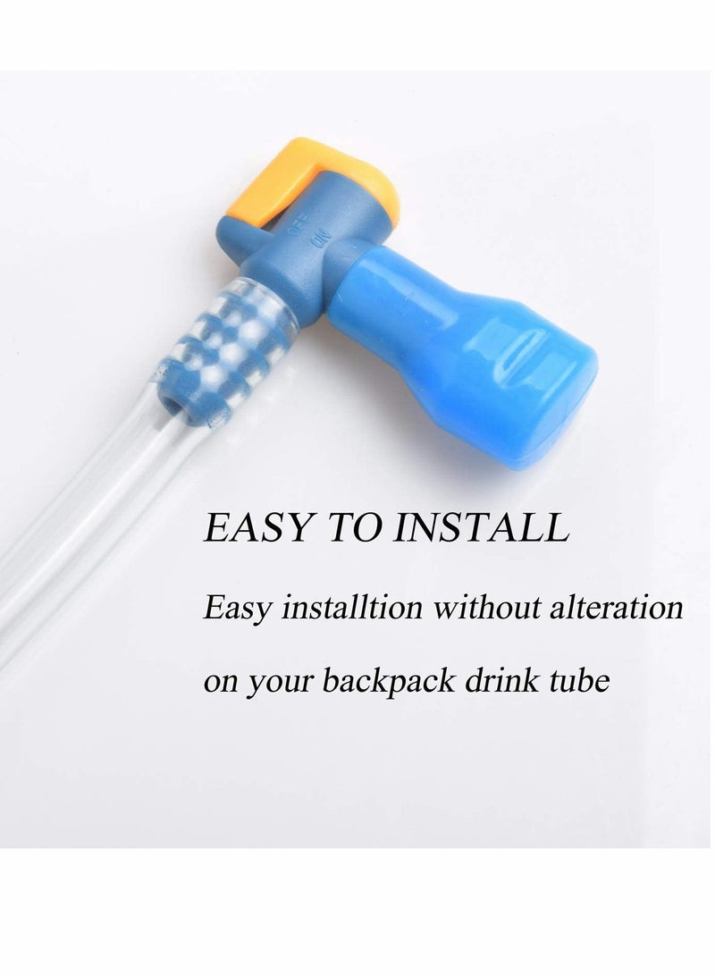 KASTWAVE Hydration Silicone Nozzle Circulating Hydration Nozzle Food Grade Silicone Mouthpiece Bite Valve Replacement Mouthpiece, Hydration Bag Kit, Fits Most Brands - Image 3