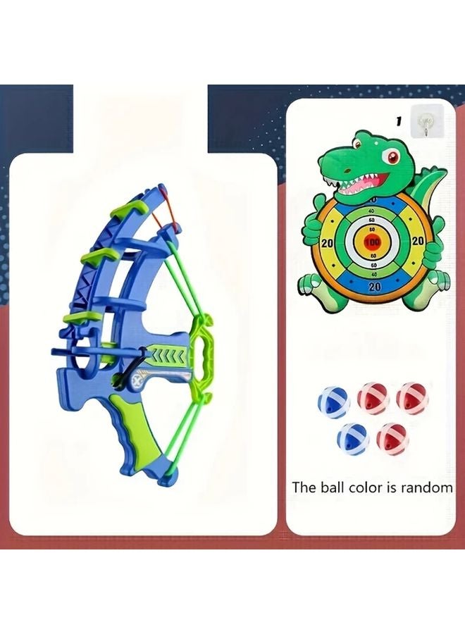 Dinosaur Sticky Ball Target Set Interactive Game For Kids Safe Materials Multiple Modes - Image 1